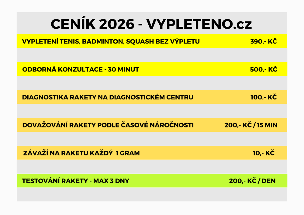 VYPLETENO.cz ceník 1