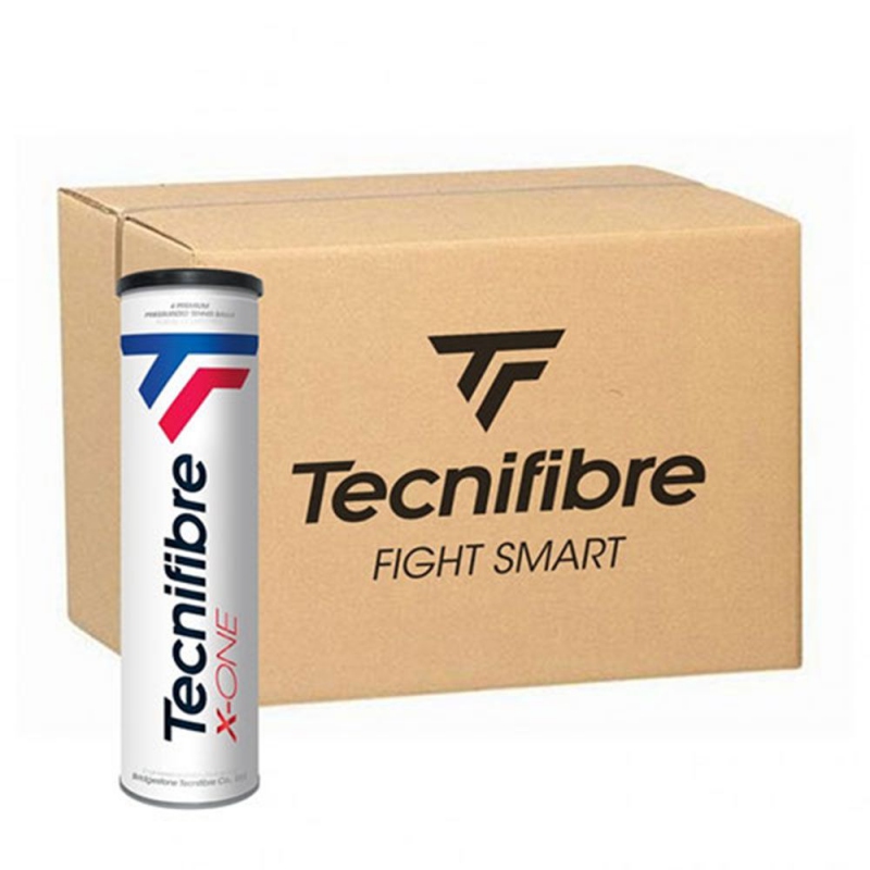 Tenisové míče Tecnifibre X-One 72 ks karton (18x4) 