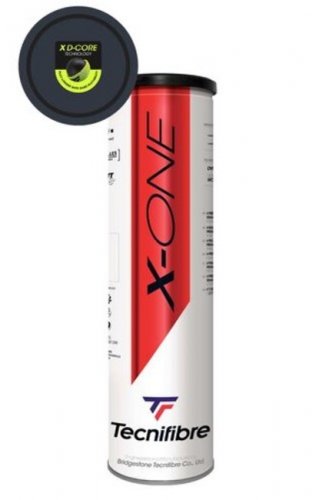 Tenisové míče Tecnifibre X-One karton 72 ks - Doprava: Vyzvednutí na prodejně